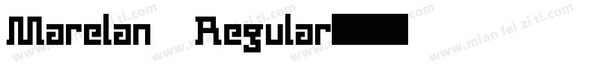 Marelan Regular字体转换